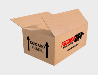 Caixa de Papelão Personalizada Nº 19 - 28,7x20,2x11,4cm - 4x0 - 50 unid