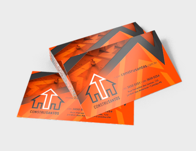 Cartão de Visita Couchê 300g Laminação Holográfica 9x5cm - 4x0 - 10000 unid