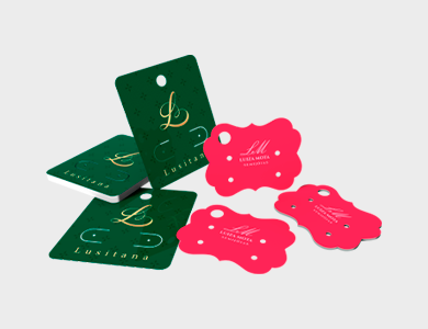 Cartela de Bijuteria Formatos Especiais Couchê 300g Laminação Fosca 4x5cm - 4x4 - 100 unid