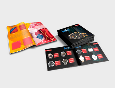 Manuais e Catálogos Couchê 120g Sem Verniz 21x29,7cm 16 Páginas - 4x4 - 50 unid