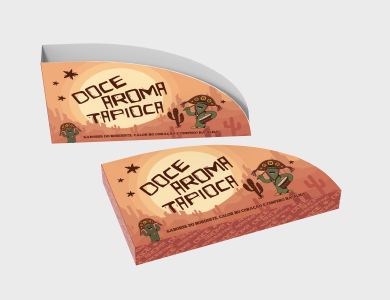 Embalagem Tapioca Supremo 300g sem Película Antigordura 15x2x8cm - 4x0 - 250 unid