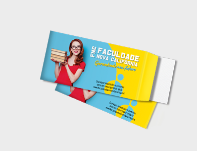 Envelope Aba Lateral Sulfite 120g Sem Verniz 23x11,3cm  - 4x0 - 100 unid